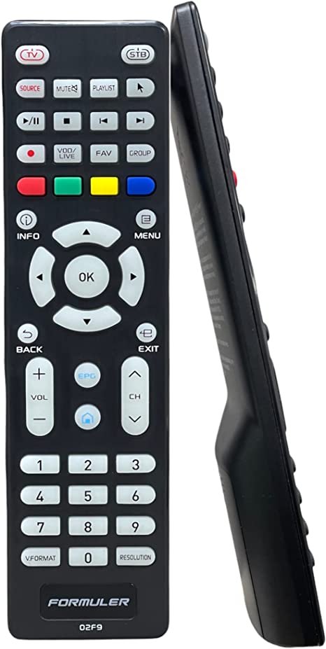 Formuler Luminous Replacement Remote | Ir Smart Learning Control(Updated Version 02f9) Compatible With All The Formuler Devices Z10 Pro/Z10 Pro Max/Z10se/Z8pro /Z7-5g /Cc/Gtv