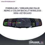 Formuler / Dreamlink Palm Remo 7 Color Backlit Wireless Mini–Keyboard For Pc Portable 2.4ghz Usb Keypad With Touchpad Remote Control Android Tv Box